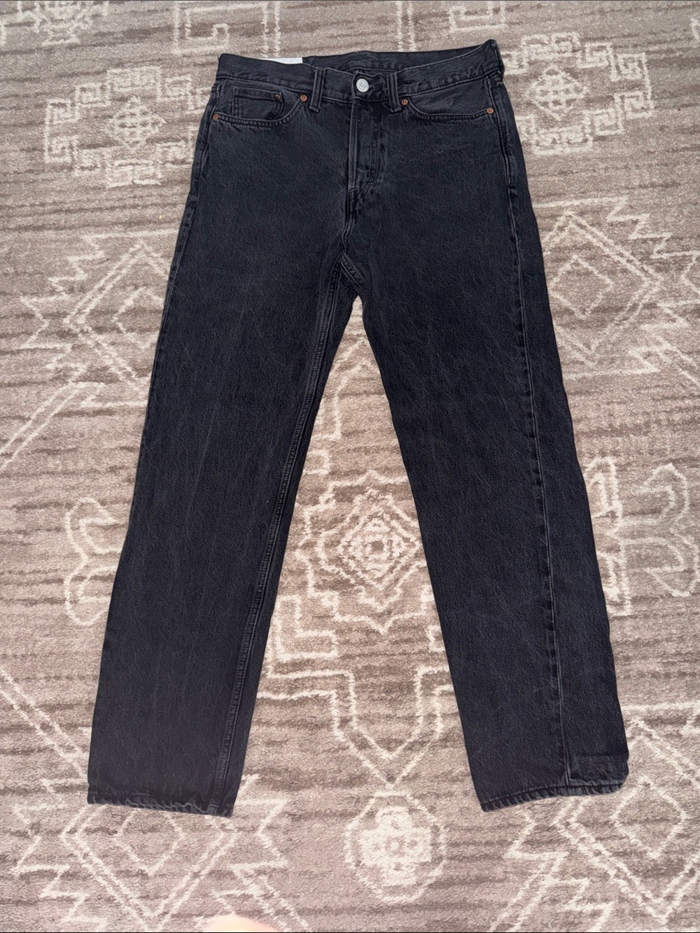 H&M Relaxed Coupe Decrontractee Mens Jean